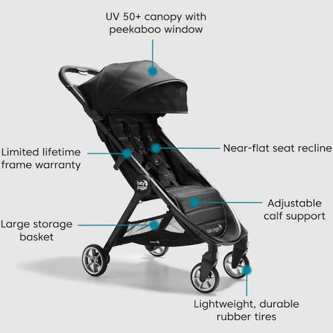 Baby Jogger City Tour 2 Ultra-Compact Travel Stroller