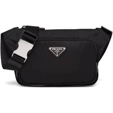 Prada Re-nylon And Saffiano Leather Shoulder Bag