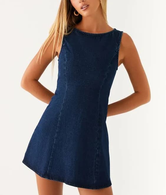 Rochelle Denim Mini Dress