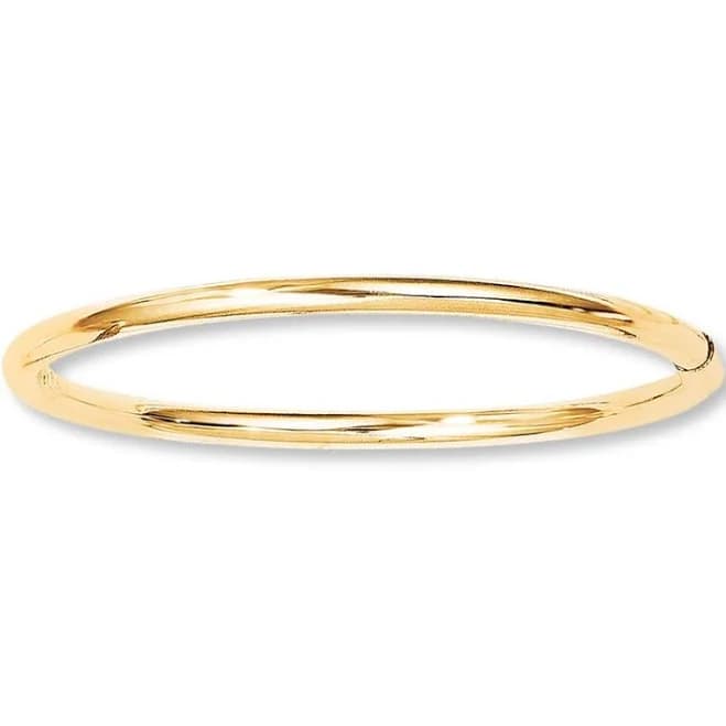 14K Yellow Gold Children's Bangle Bracelet