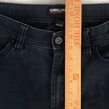 Kirkland Signature Mens Classic Straight Jeans Blue Dark Wash Pockets 36 x 30 | eBay