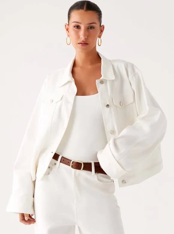 Back Again Oversized Denim Jacket