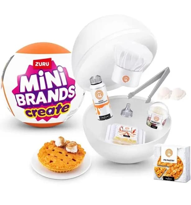 Zuru Mini Brands MasterChef Series Each Blind Ball Contains 5 Surprise Miniatures DIY Craft Play Food Collectible Toys