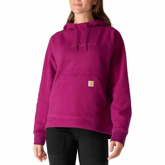 Carhartt Women's Force Oversized-Fit Fleece Hooded Sweatshirt