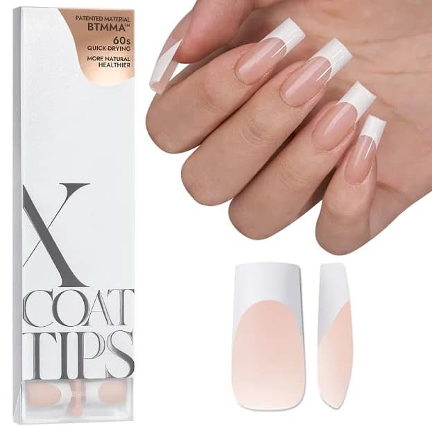 XCOATTIPS French - Long Square Nude / L