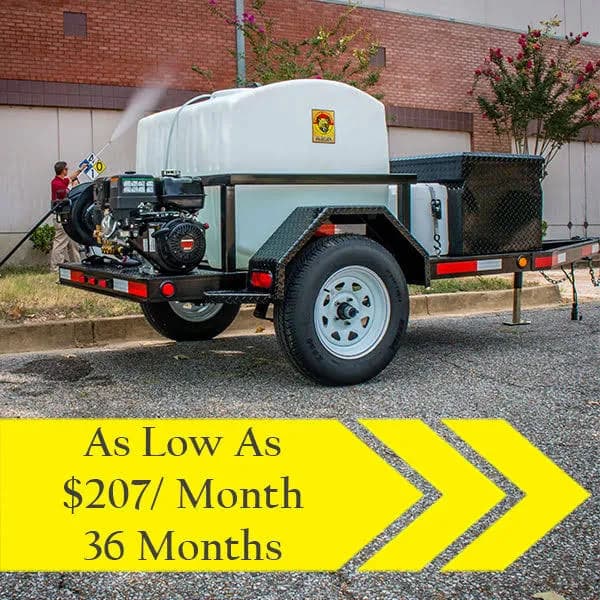 Cougar Catamount 200 Cold Water Pressure Washer Trailer Package