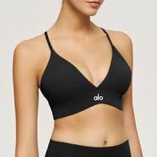 ALO Yoga | Intimates & Sleepwear | Alo Yoga Gray Sports Bra With Crisscross Straps | Poshmark
