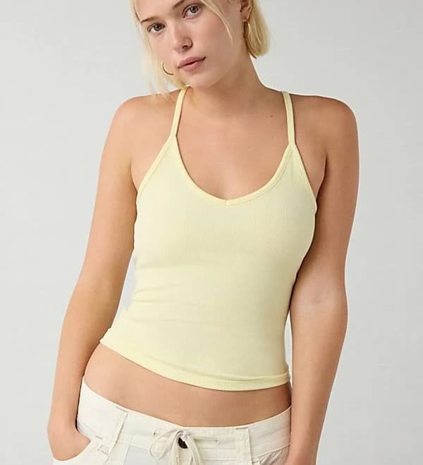 Out From Under Sloan Ribbed Knit Racerback Cami