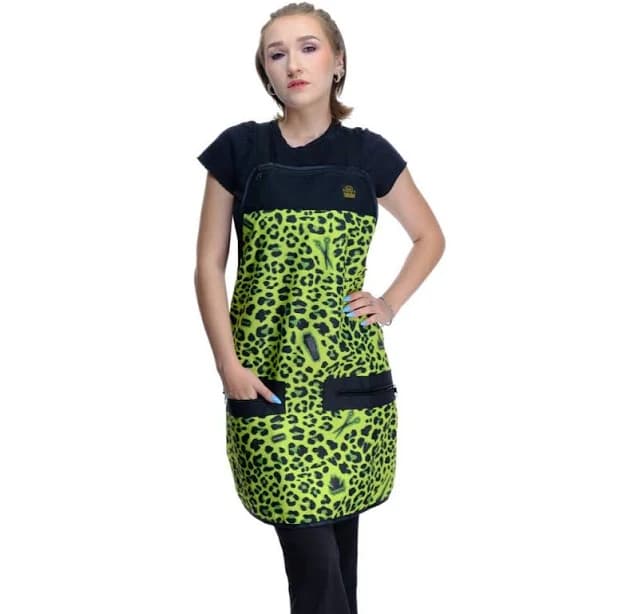 Exotic Leopard Barber Apron