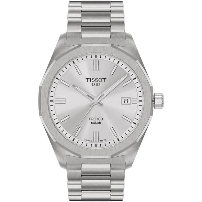 Tissot Men's PRC 100 Solar Quartz 39mm Watch