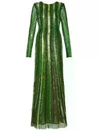Rachel Gilbert Lyssa Gown - Green | Editorialist