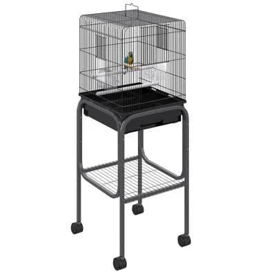 45-inch Metal Indoor Bird Cage Parrot Cage