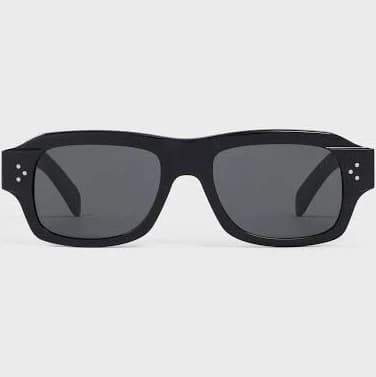 CELINE Men's Acetate Rectangle Sunglasses