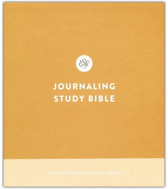 ESV Journaling Study Bible (TruTone Over Board, Nubuck Caramel)