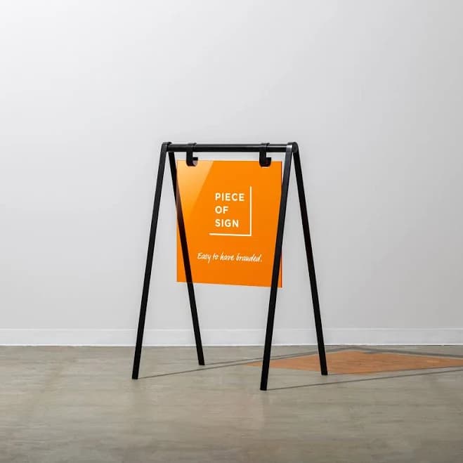 Custom Shop Sign - W 20" × H 30" | A-Frame Sidewalk Sign , Business Sign, weatherproof, Color Acrylic