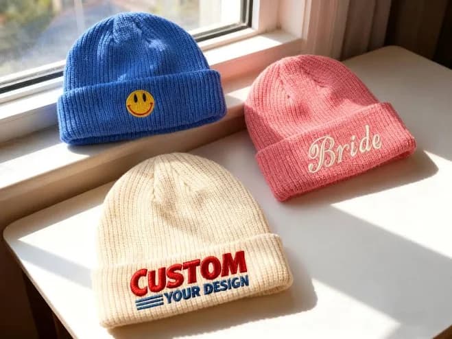 Custom Embroidered Classic Beanie Hat