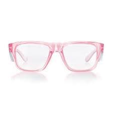Fusions Pink Frame Clear Lens – SafeStyle Eyewear US