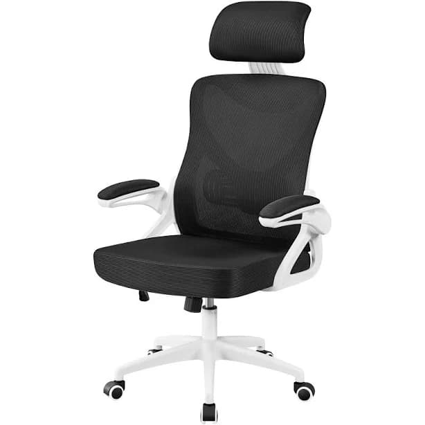 Alden Design High Back Ergonomic Mesh Office Chair with Adjustable Padded Headrest