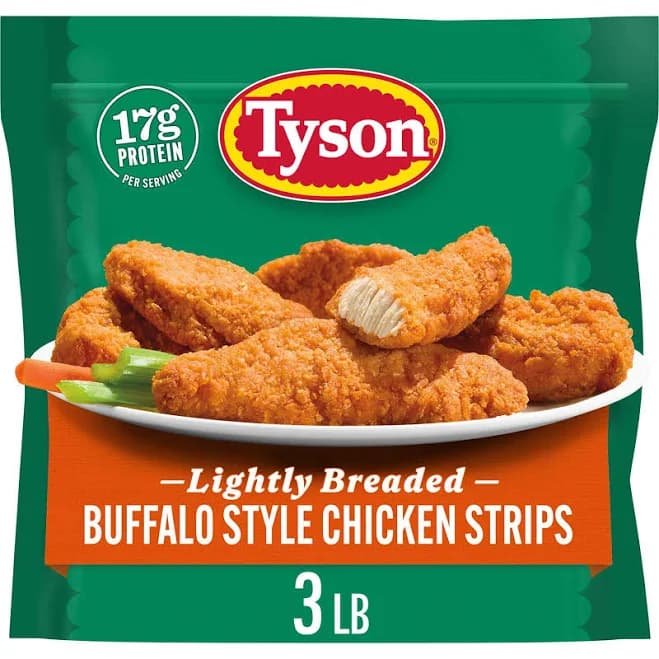 Tyson Lightly Breaded Buffalo Style Chicken Strips