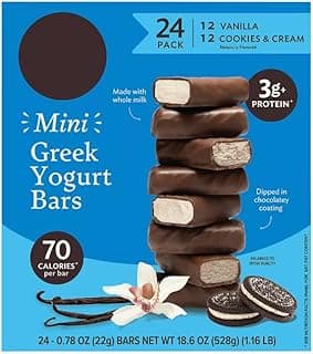 Greek Cookies & Cream, Vanilla Yogurt Bars, Mini Bars Pack, 24 pk./0.78 oz.