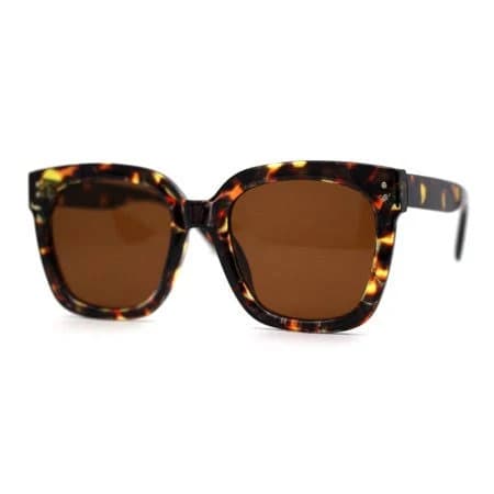 Women's Thick Horn Rim Boyfriend Sunglasses