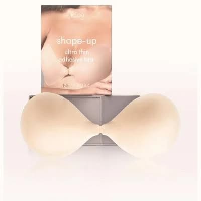 NOOD Shape Up | Ultra Thin Silicone Adhesive Reusable Bra, Buff, A