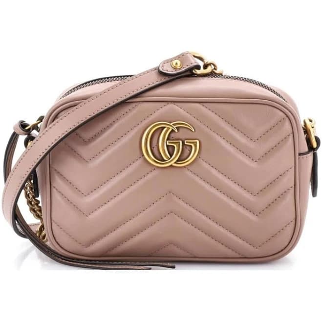 Gucci Gg Marmont Matelasse Leather Crossbody Bag