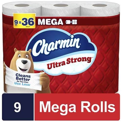 Charmin 2-Ply Unscented Mega Rolls Bathroom Tissue