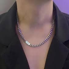 NEW Personalization ID S.steel Polishing necklace Trendy Cold Style curb link | eBay