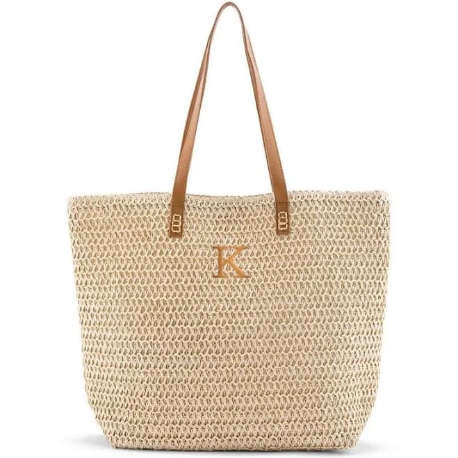 Personalized Tropical Vacation Tote Bag