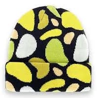 Abstract Colorful Pattern Knit Beanie, Warm Cozy Unisex Winter Hat for Streetwear-NI60071
