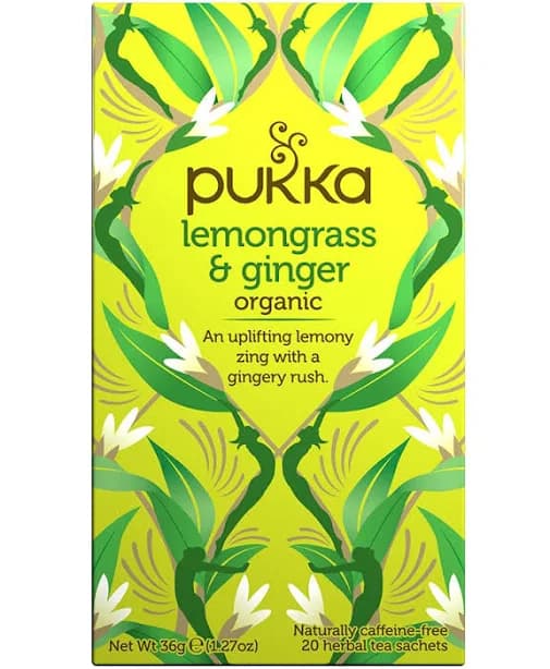 Pukka Herbal Organic Lemongrass & Ginger Tea