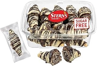 Sugar Free Pastries | Chocolate Croissant Chocolate Babka Bread | Breakfast Pastry | Dairy & Nut Free | Preservative Free | Unique for Holidays & Birthdays | 10 oz Stern’s Bakery