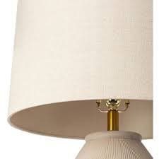 Alonso Global Taupe Accent Table Lamp - On Sale - Bed Bath & Beyond - 38200289