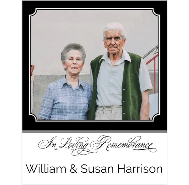 Photo Posters: 11x14 Glossy Poster Paper | In Loving Remembrance - White | Custom Poster Printing | Print Posters Online | Custom Photo Gifts |