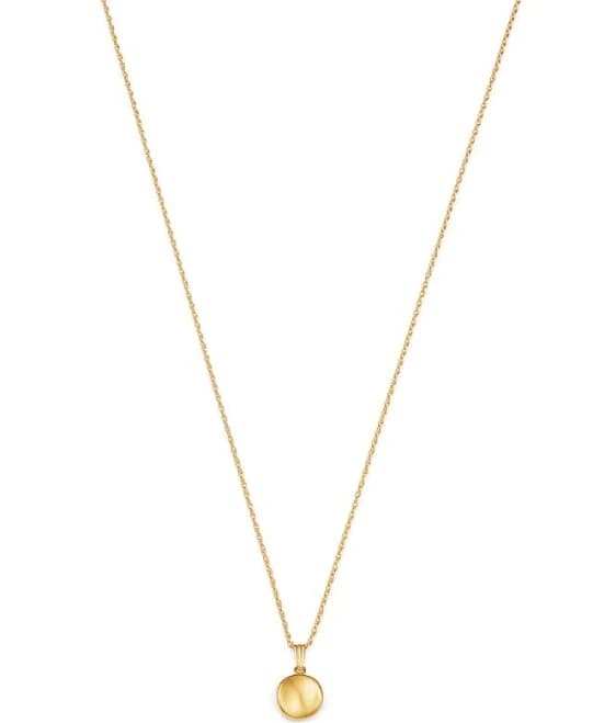 Bloomingdale's 14K Yellow Gold Disc Pendant Necklace