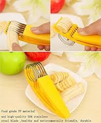 Amazon.com: 2 PCS Banana Slicer,ABS + 304 Stainless Steel Fruit Salad Peeler Cutter Kitchen Tools For banana, hotdog, strawberry,cucumber: Home & Kitchen