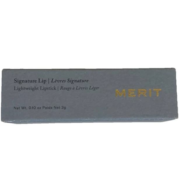 Merit Signature Lip Matte Lipstick Slip Lightweight All-day Wear 0.1
