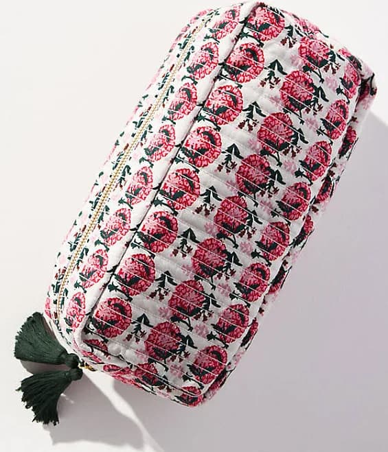Anthropologie Printed Cosmetic Bag