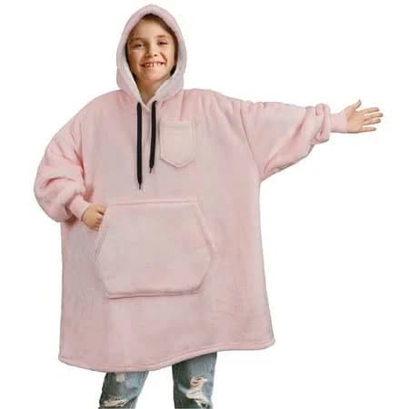 Pavilia Wearable Blanket Sweatshirt for Kids Boy Girl