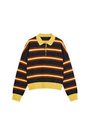 STRIPED KNIT POLO - Multicolored | ZARA Mexico