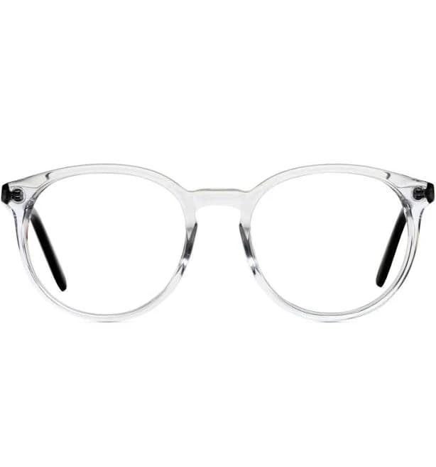 Next Day Delivery Round Clear Prescription Included Online Glasses Ottoto Piero Frames, Discounted, FSA/HSA, Bifocal, Transitions , Stylish, Cool