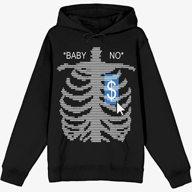 Rib Cage Graphic Hoodie