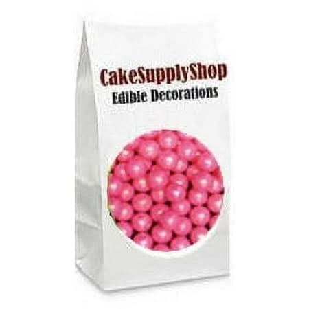 Sprinkle Deco Pink Edible Shimmer Pearls Cake Cupcake Cookie Decoration Candy Beads
