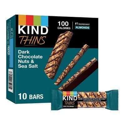 KIND Thins Dark Chocolate Nuts & Sea Salt Bars