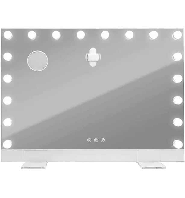 Kahomvis 31.5 in. W x 22.8 in. H Rectangular Framed Dimmable LED