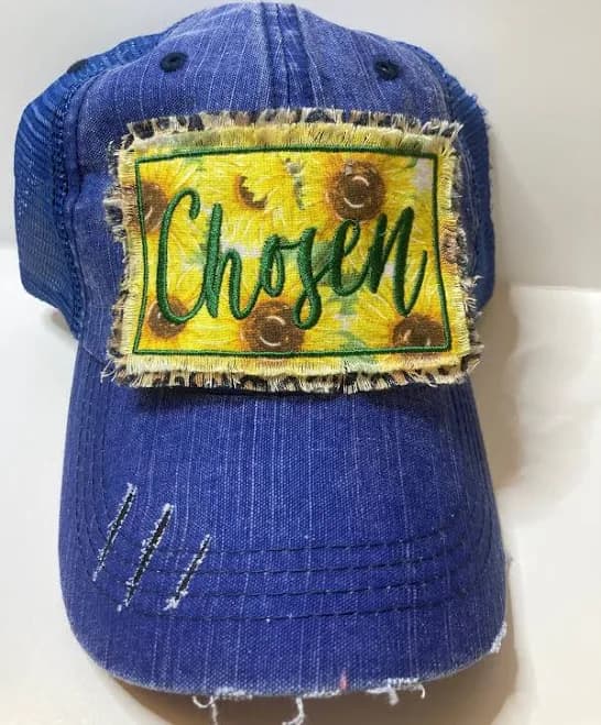 Distressed Patch Baseball Cap