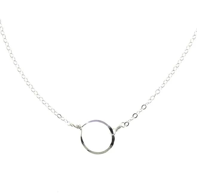 Tiny Circle Necklace Beth Jewelry