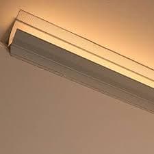 Crown Moulding Led Mount Channels, Crown Molding for Indirect Lighting, Plaster-in Crown Molding Led Lighting Profile for 15Mm Strip, Aluminum Light Strip Trim(1m(3.3ft)) : Tools & Home Improvement - Amazon.com