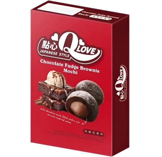 Mochi Deluxe au Brownie et Chocolat Fondant 180G